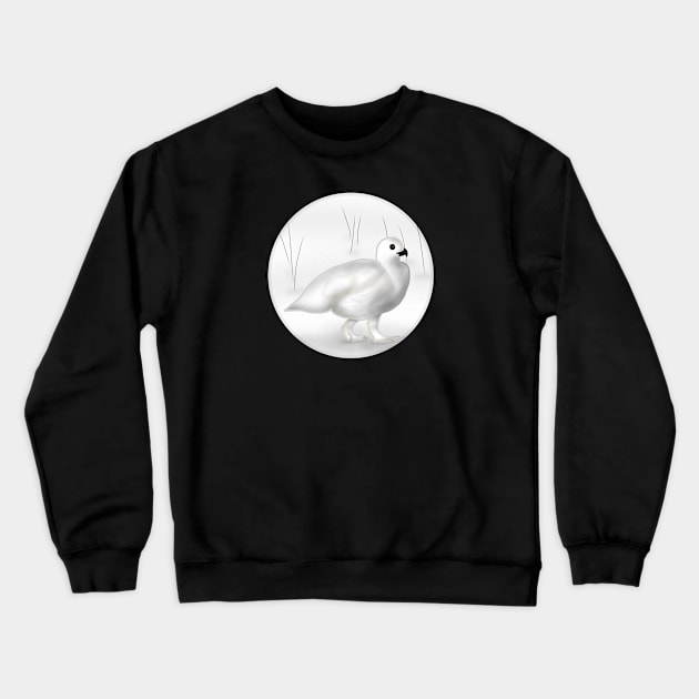 Ptarmigan Crewneck Sweatshirt by Aeriskate